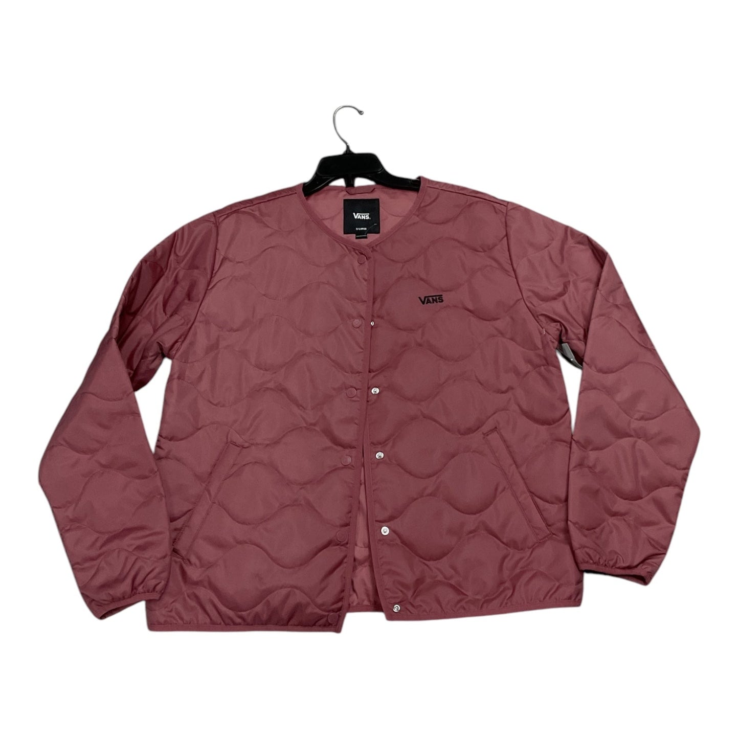 Jacket Puffer & Quilted By Vans In Pink, Size: Xl