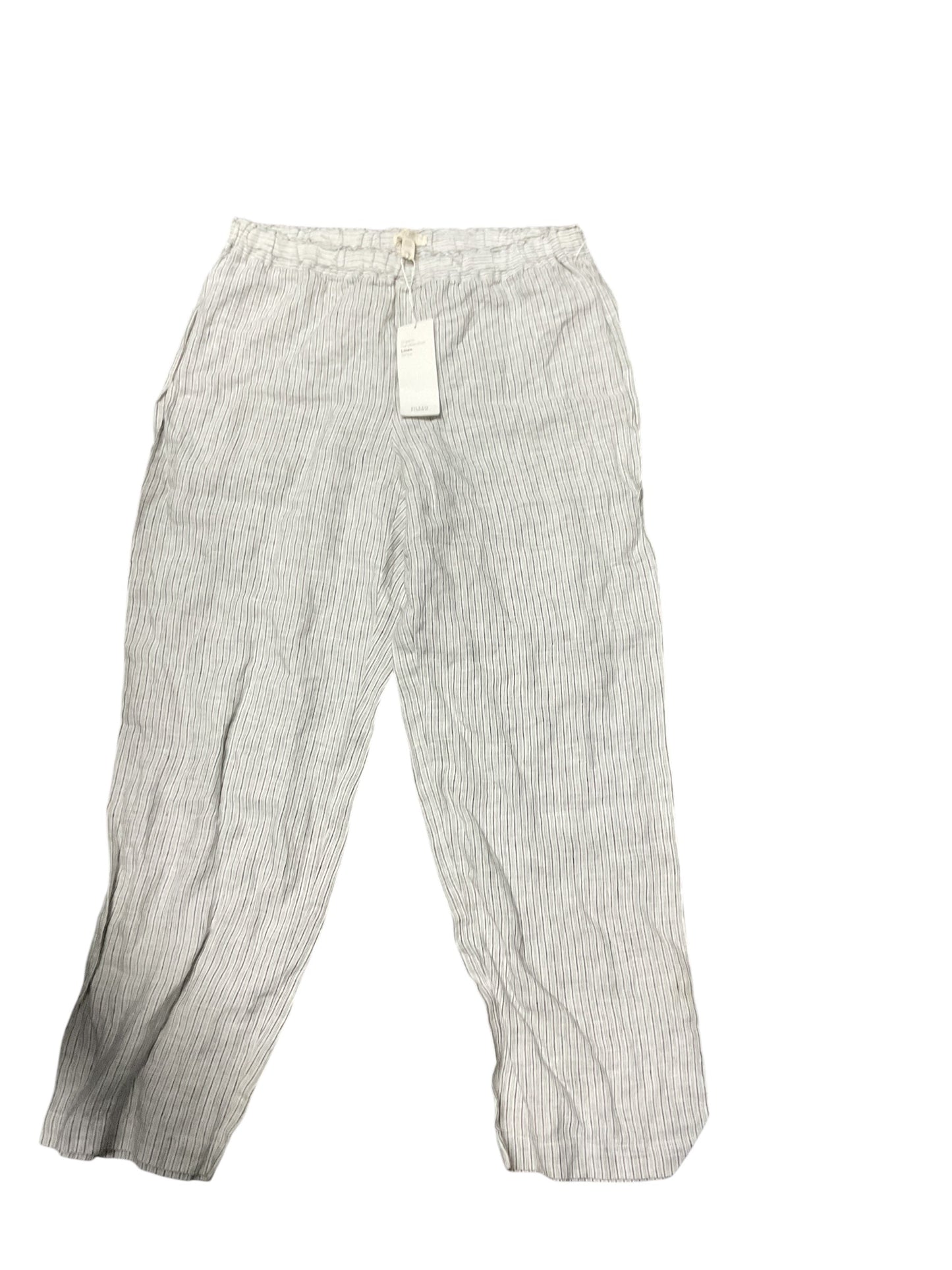 Pants Linen By Eileen Fisher In Striped Pattern, Size: Sp