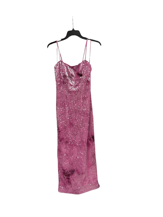 Dress Party Midi By Bardot In Purple, Size: 6