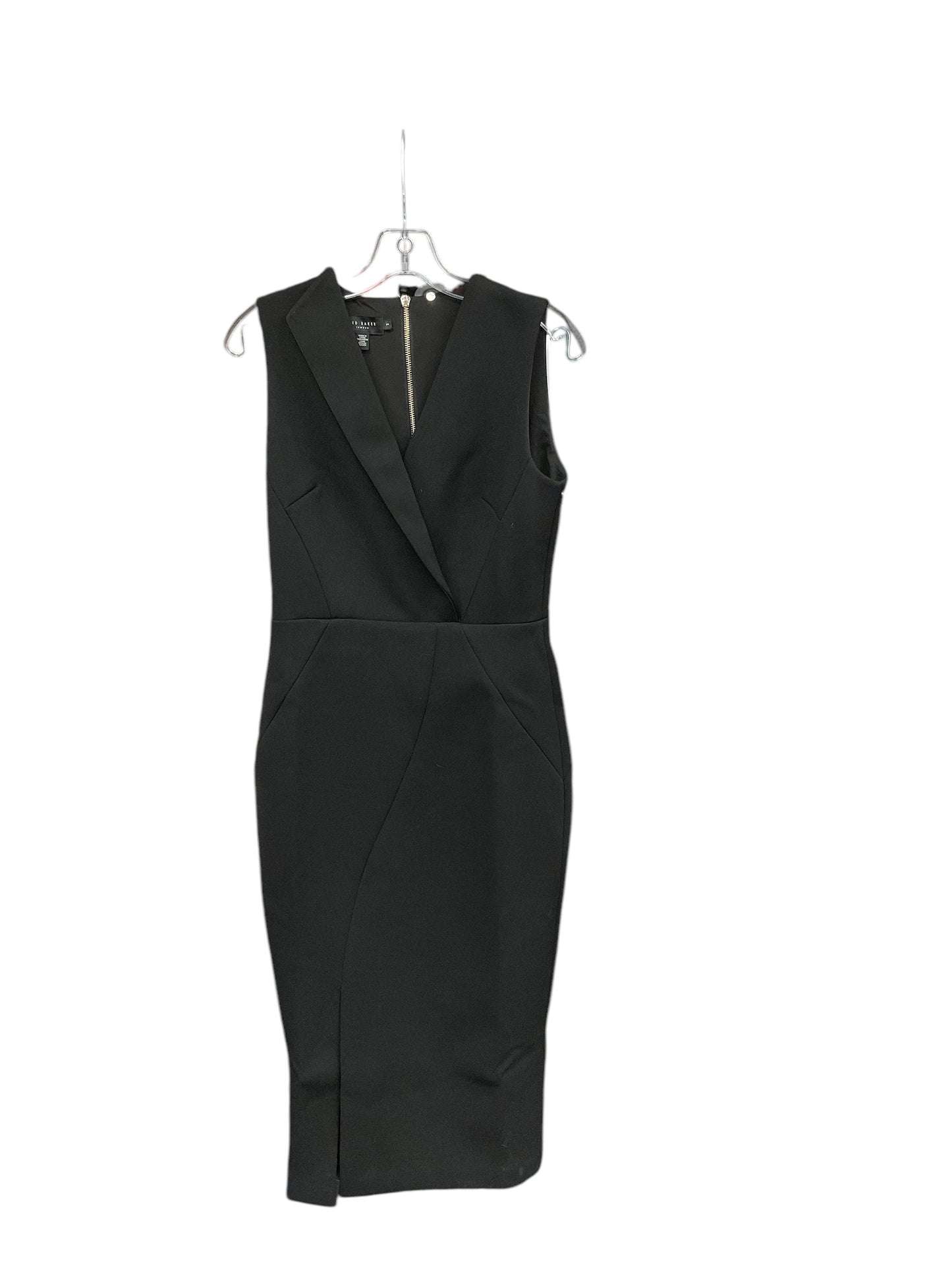 Dress Party Midi By Ted Baker In Black, Size: 6