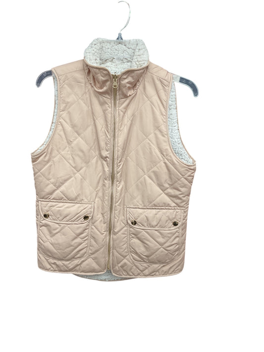 Vest Faux Fur & Sherpa By Thread And Supply In Beige, Size: S