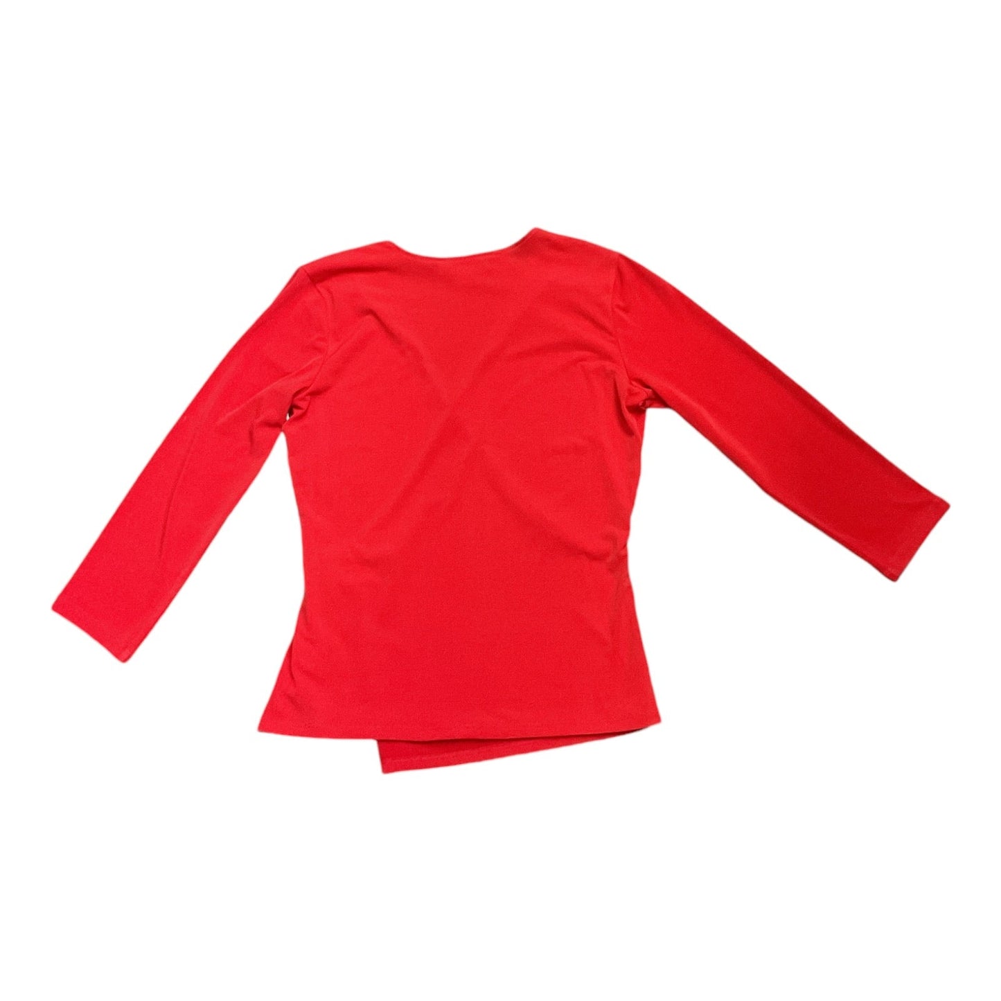 Top Long Sleeve Designer By Michael By Michael Kors In Red, Size: S