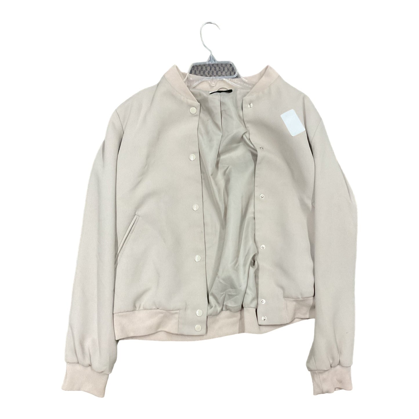 Beige Jacket Moto Cma, Size L