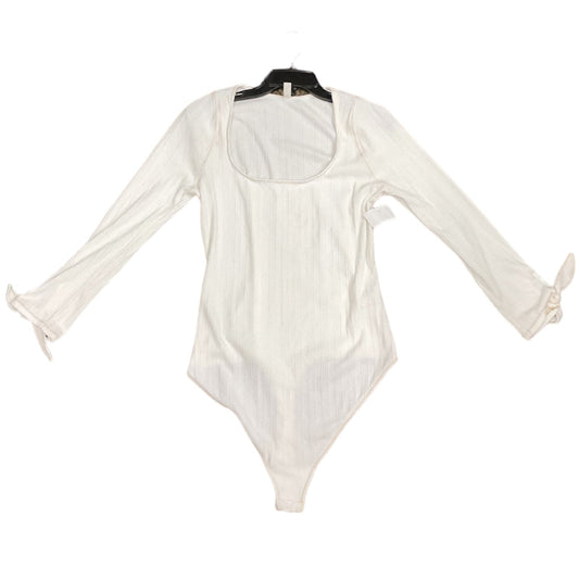 White Bodysuit Free People, Size Xl