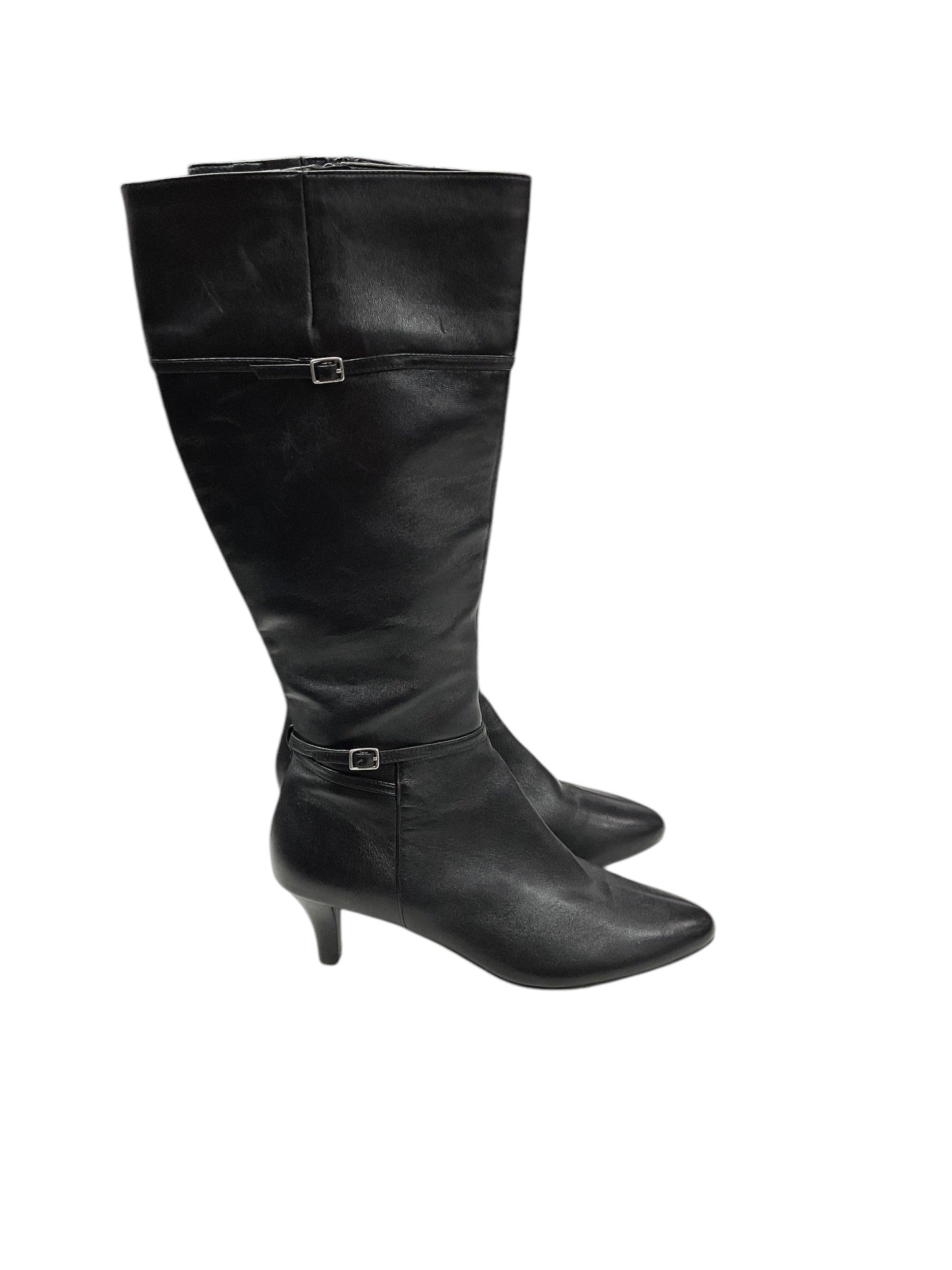 Boots Leather By Cole-haan In Black, Size: 8