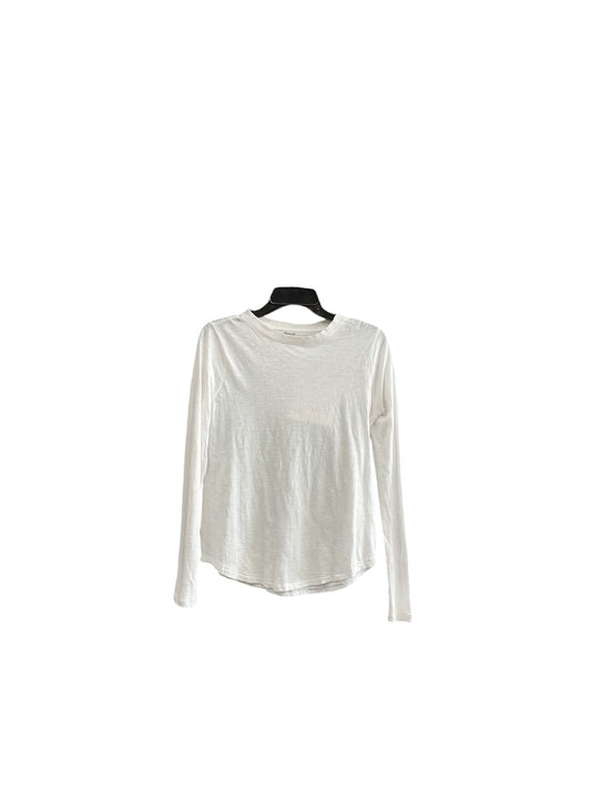 Top Long Sleeve Basic By Madewell In White, Size: S