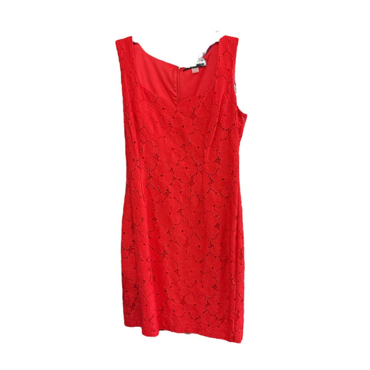 Red Dress Designer Karl Lagerfeld, Size 8