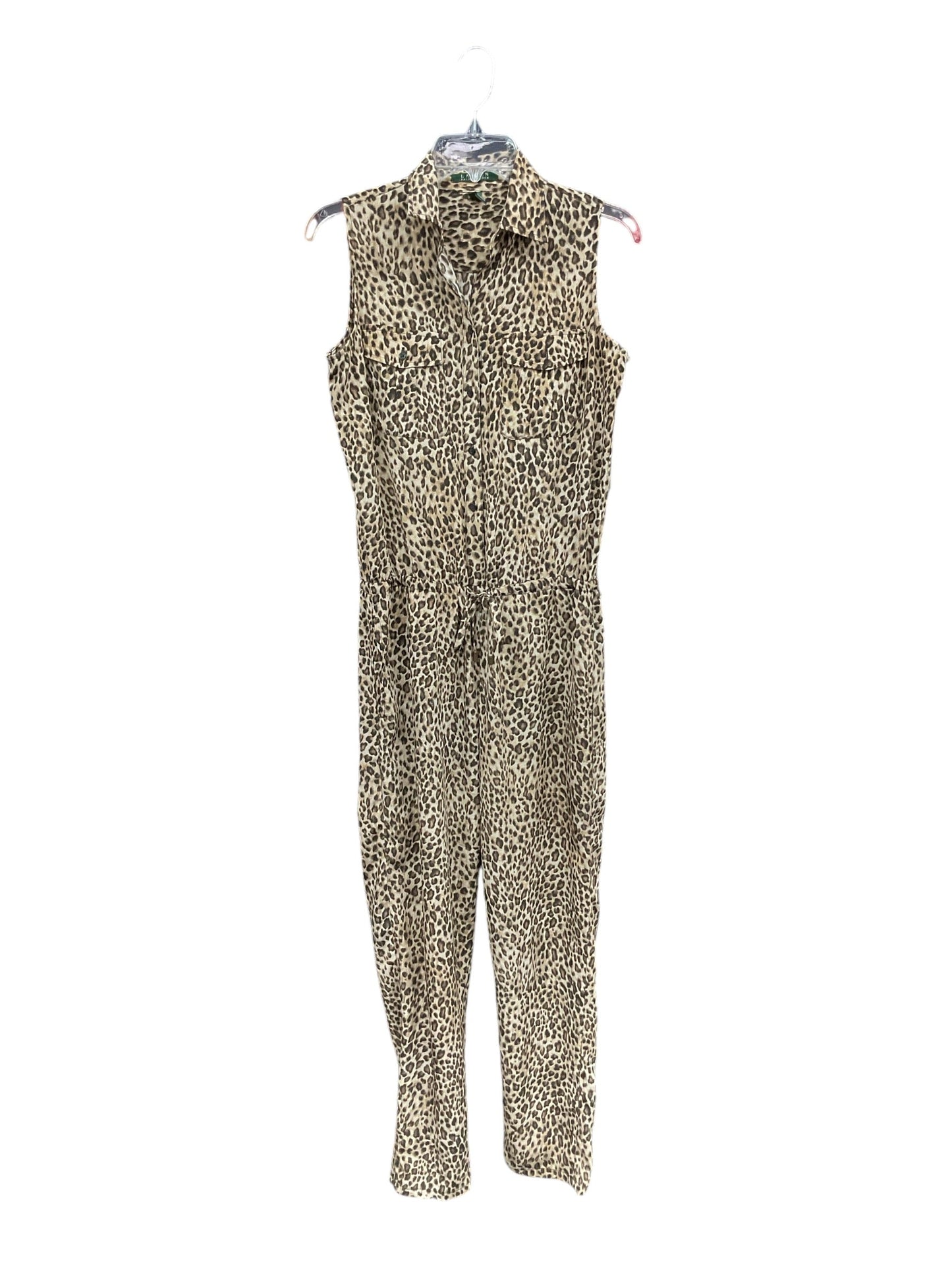 Jumpsuit By Lauren By Ralph Lauren In Leopard Print, Size: 4