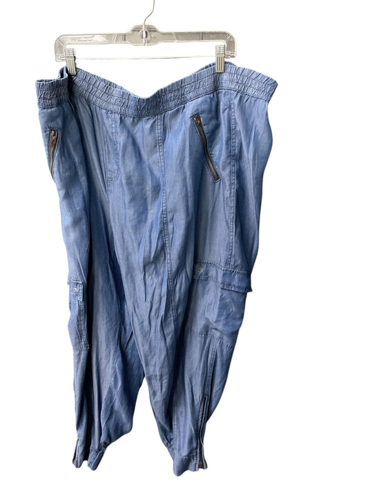 Pants Joggers By Lane Bryant In Blue Denim, Size: 22