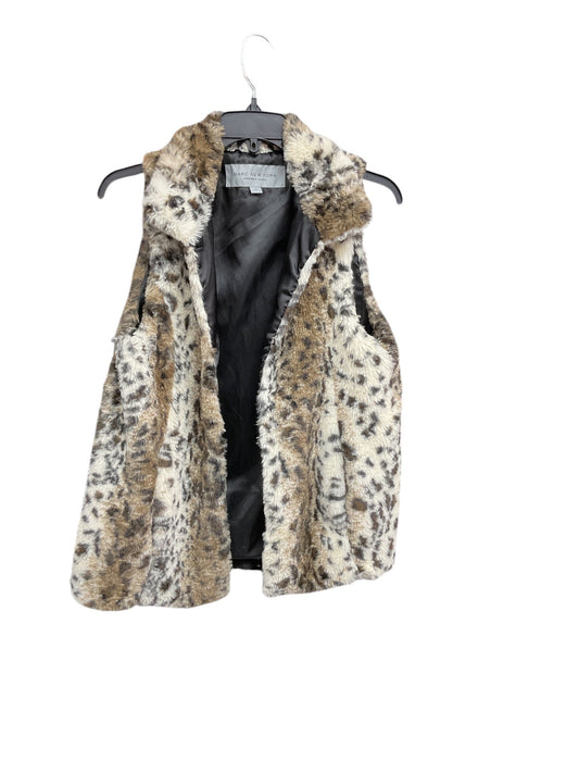 Vest Faux Fur & Sherpa By Marc New York In Animal Print, Size: S