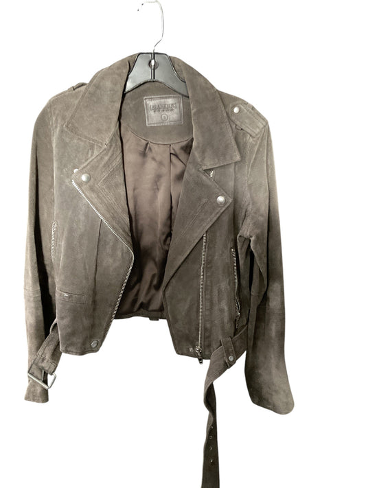 Jacket Moto Leather By Blanknyc In Grey, Size: S