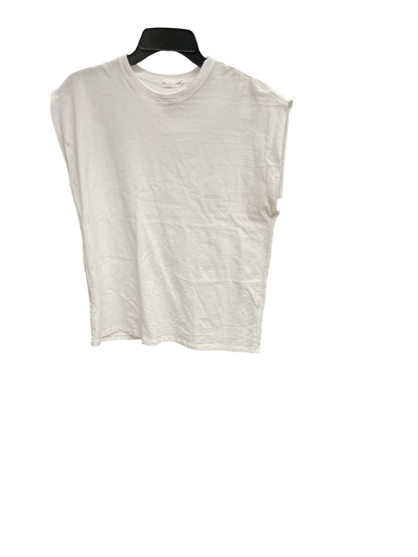 Top Sleeveless By Good American In White, Size: M