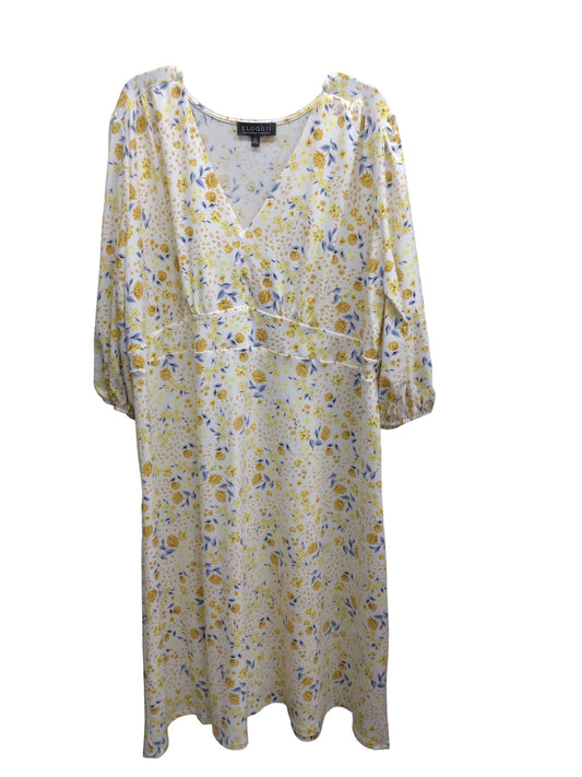 Dress Casual Midi By Eloquii  Size: 20