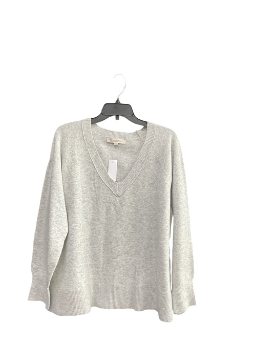 Sweater By Loft In Grey, Size: 2x