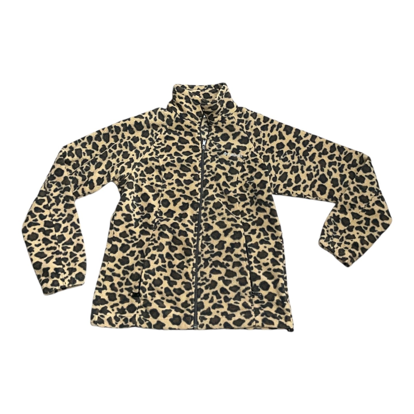 Jacket Fleece By Columbia In Animal Print, Size: M