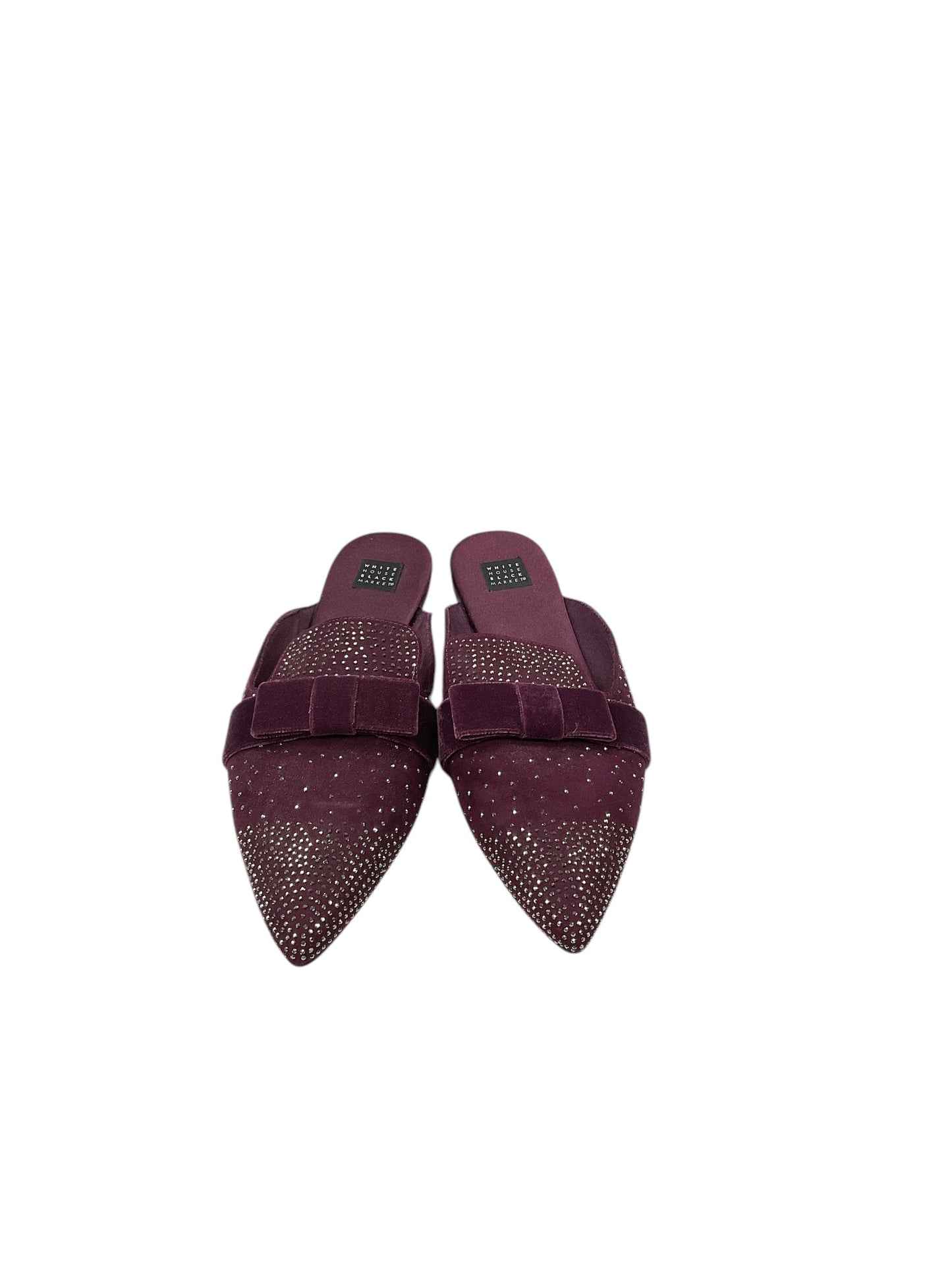 Shoes Flats By White House Black Market In Purple, Size: 9