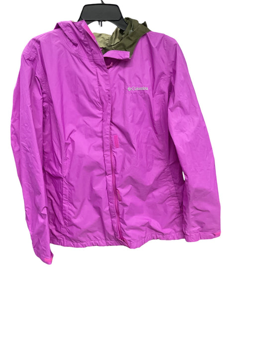 Jacket Windbreaker By Columbia In Purple, Size: Xl