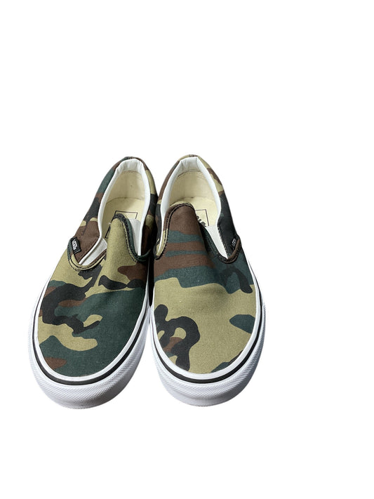 Shoes Sneakers By Vans In Camouflage Print, Size: 8