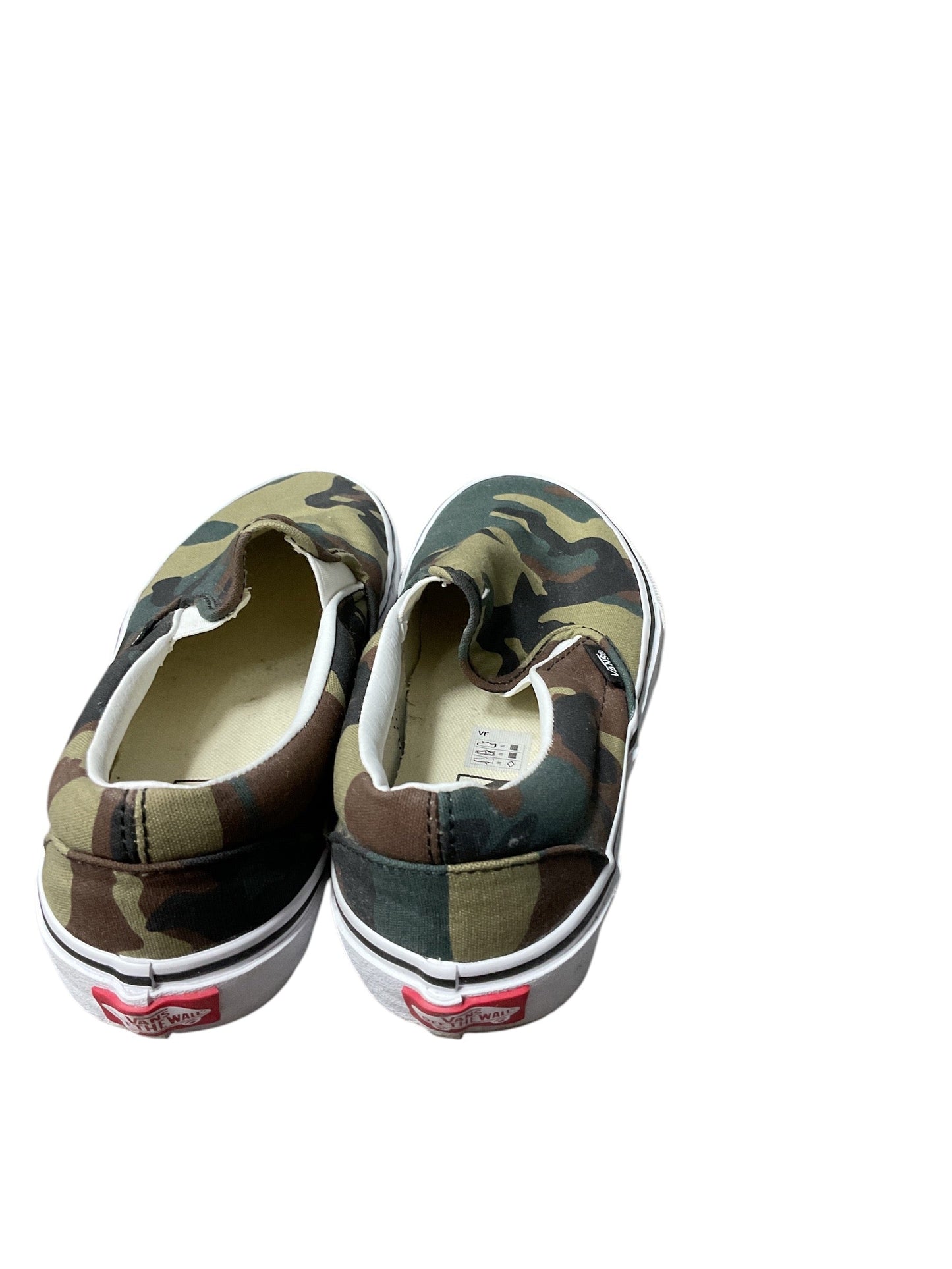 Shoes Sneakers By Vans In Camouflage Print, Size: 8