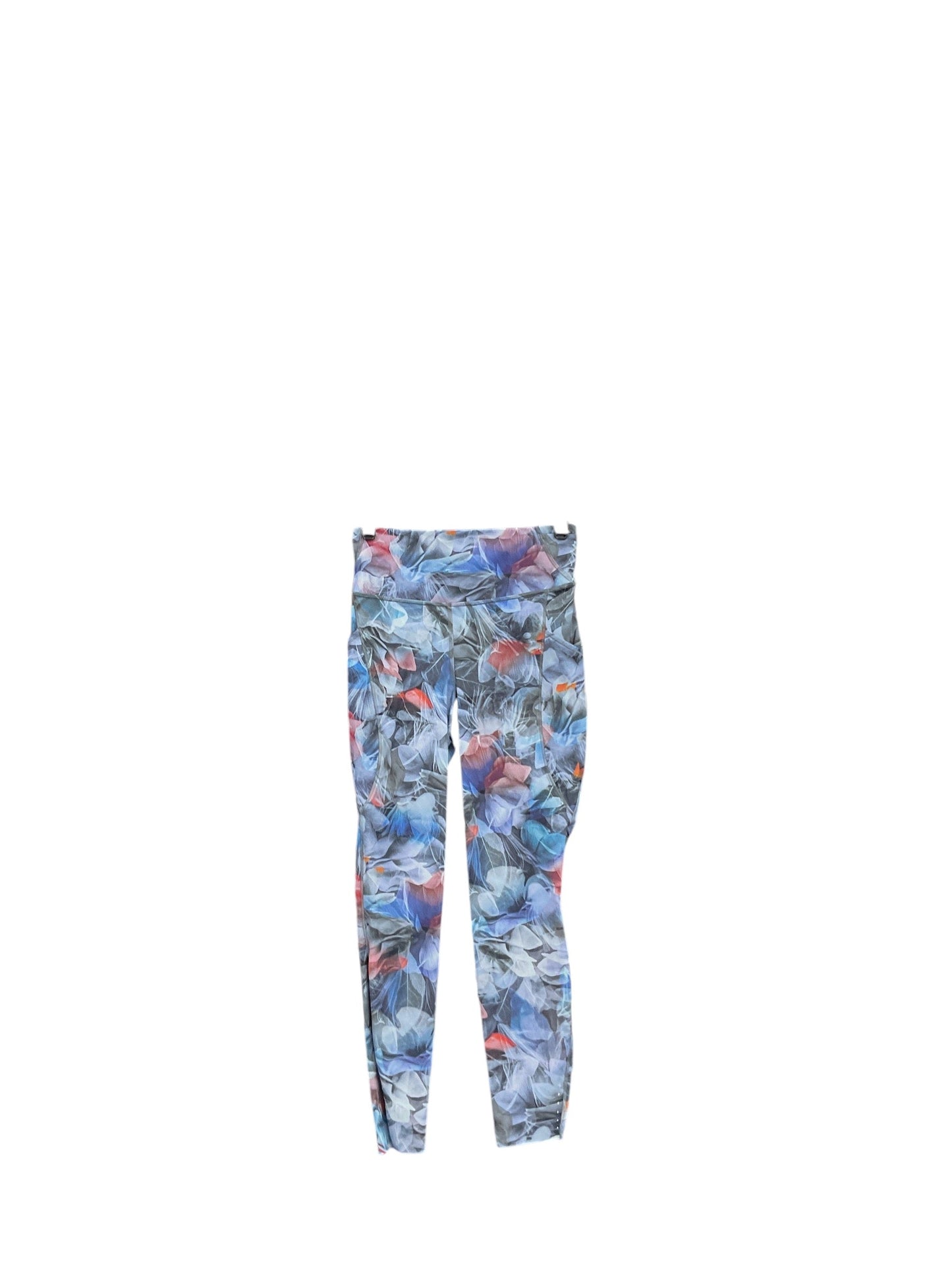 Athletic Leggings By Lululemon In Floral Print, Size: 6