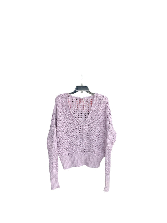 Sweater By Free People In Purple, Size: Sp