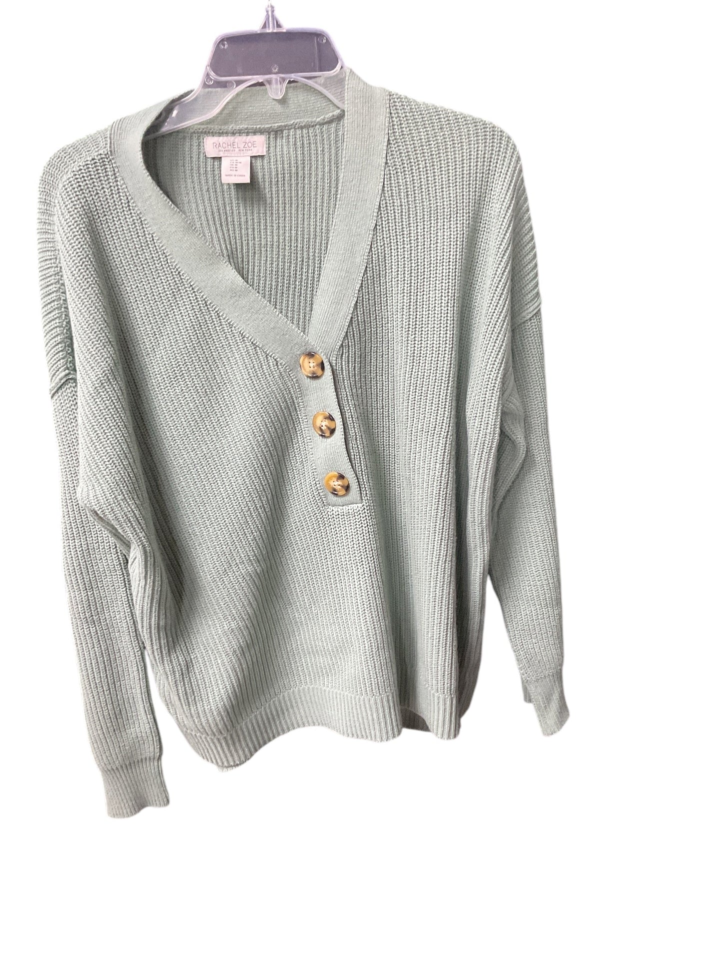 Sweater Cardigan By Rachel Zoe In Green, Size: M