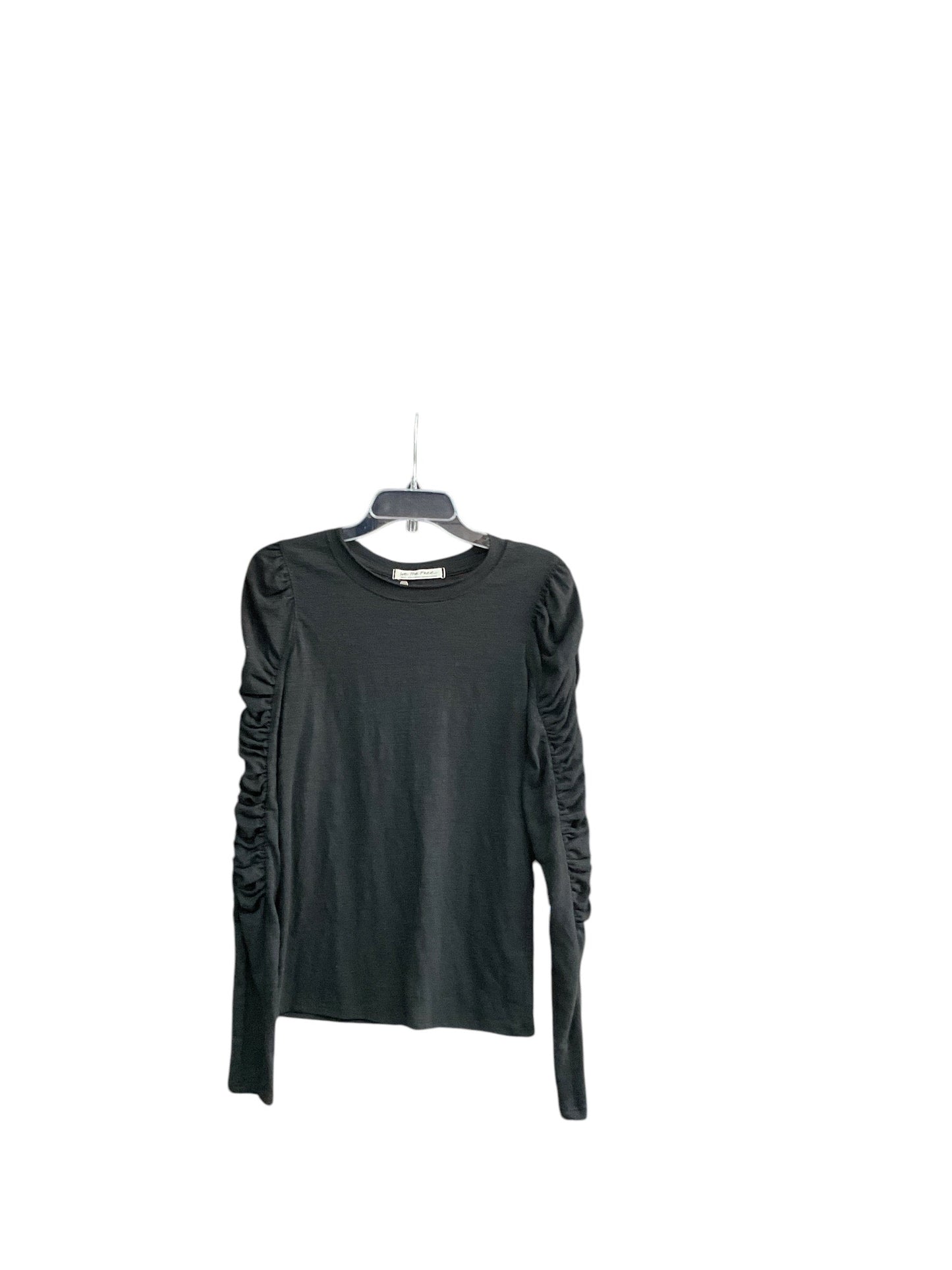 Top Long Sleeve By We The Free In Black, Size: S