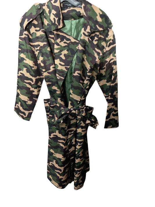 Jacket Shirt By Akira In Camouflage Print, Size: M