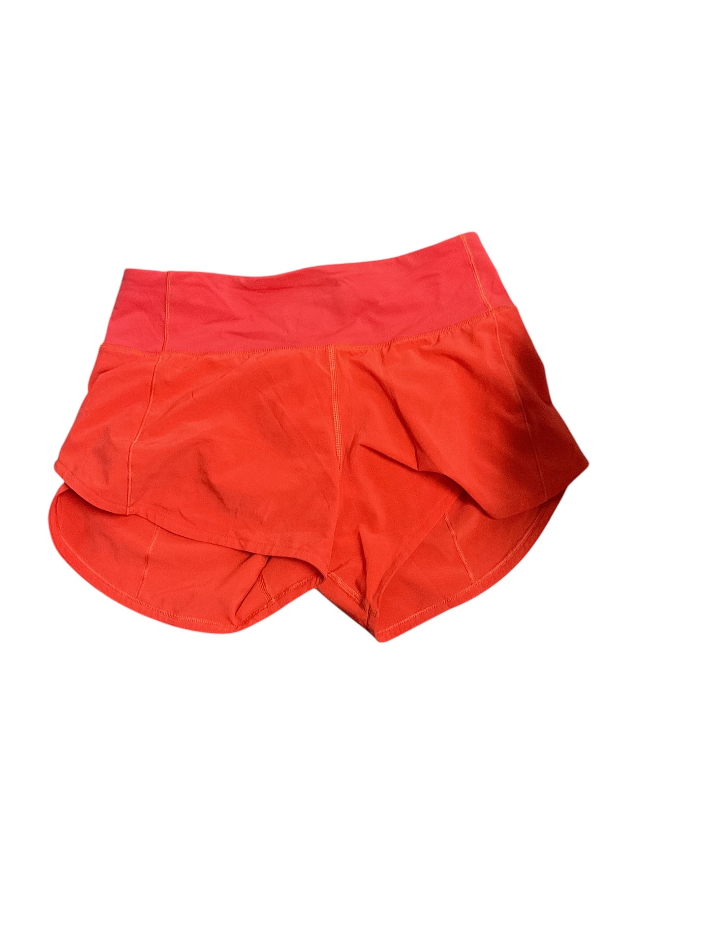 Athletic Shorts By Lululemon In Red, Size: 4