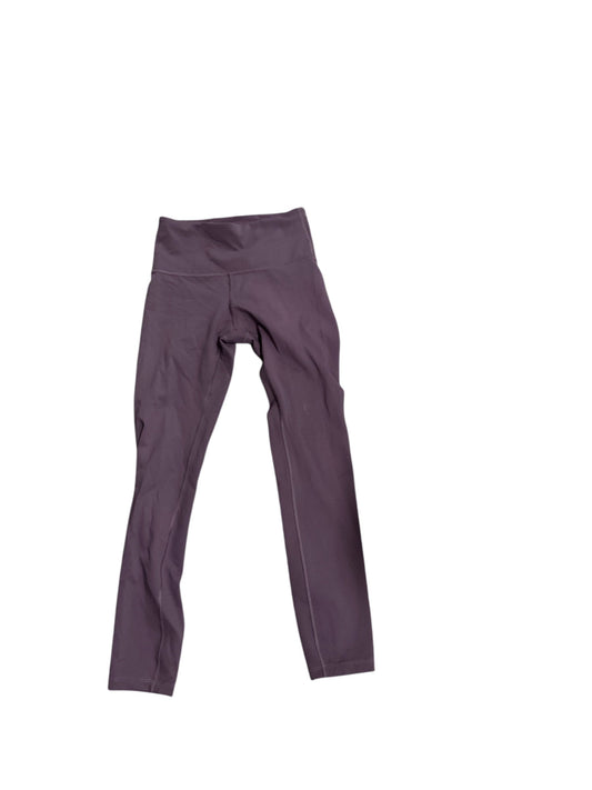 Athletic Leggings By Lululemon In Purple, Size: 4