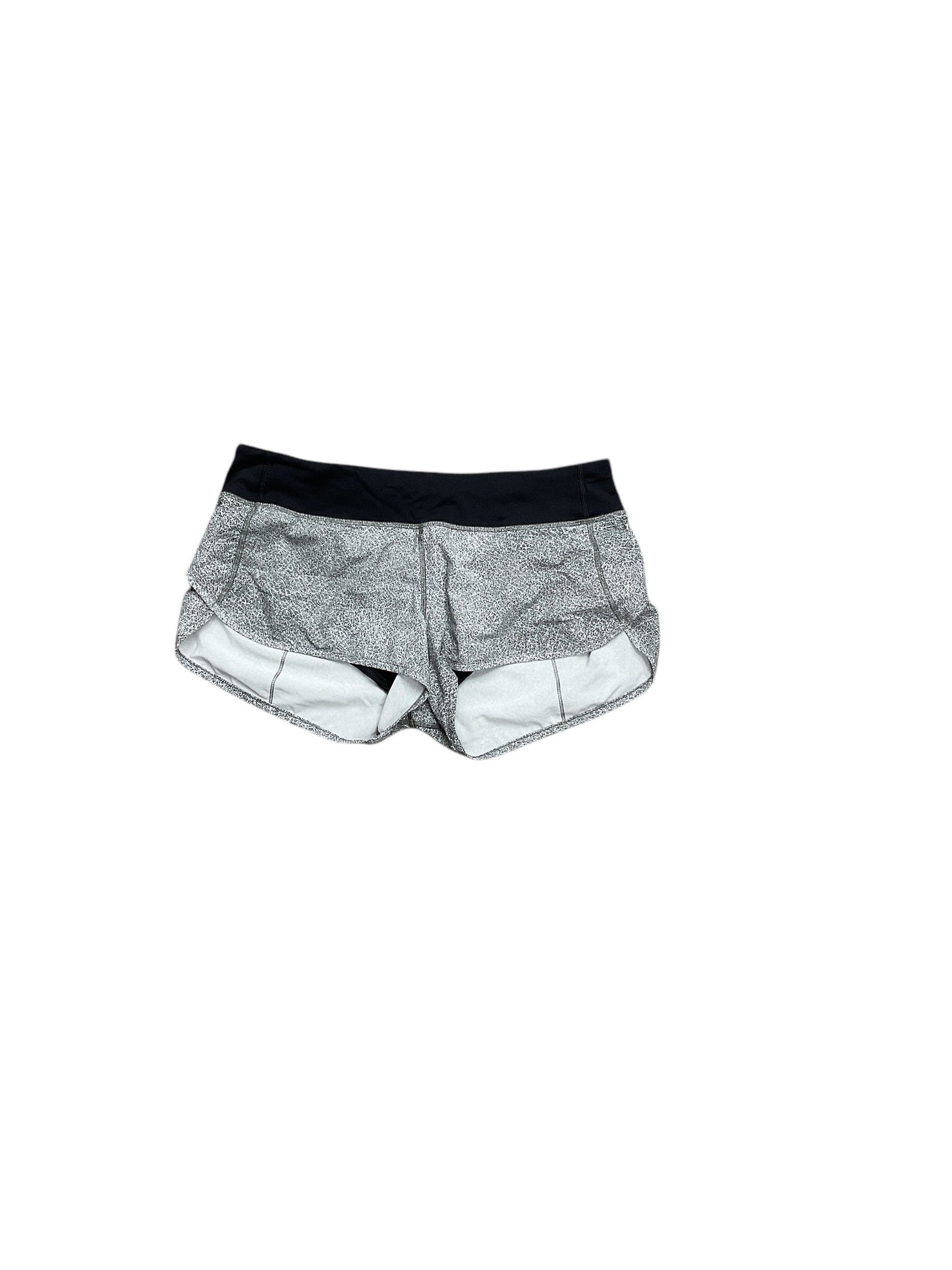 Athletic Shorts By Lululemon In Black & Grey, Size: 10