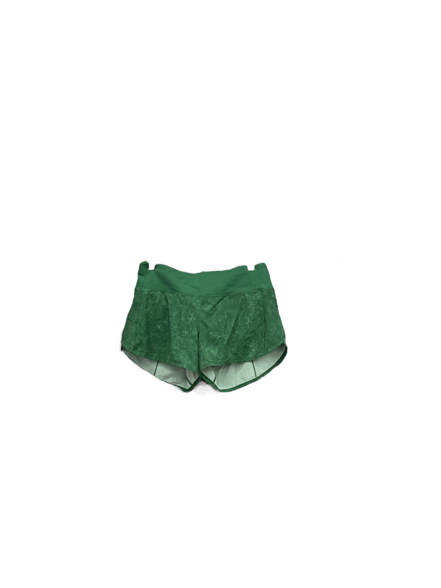 Athletic Shorts By Lululemon In Green, Size: 8