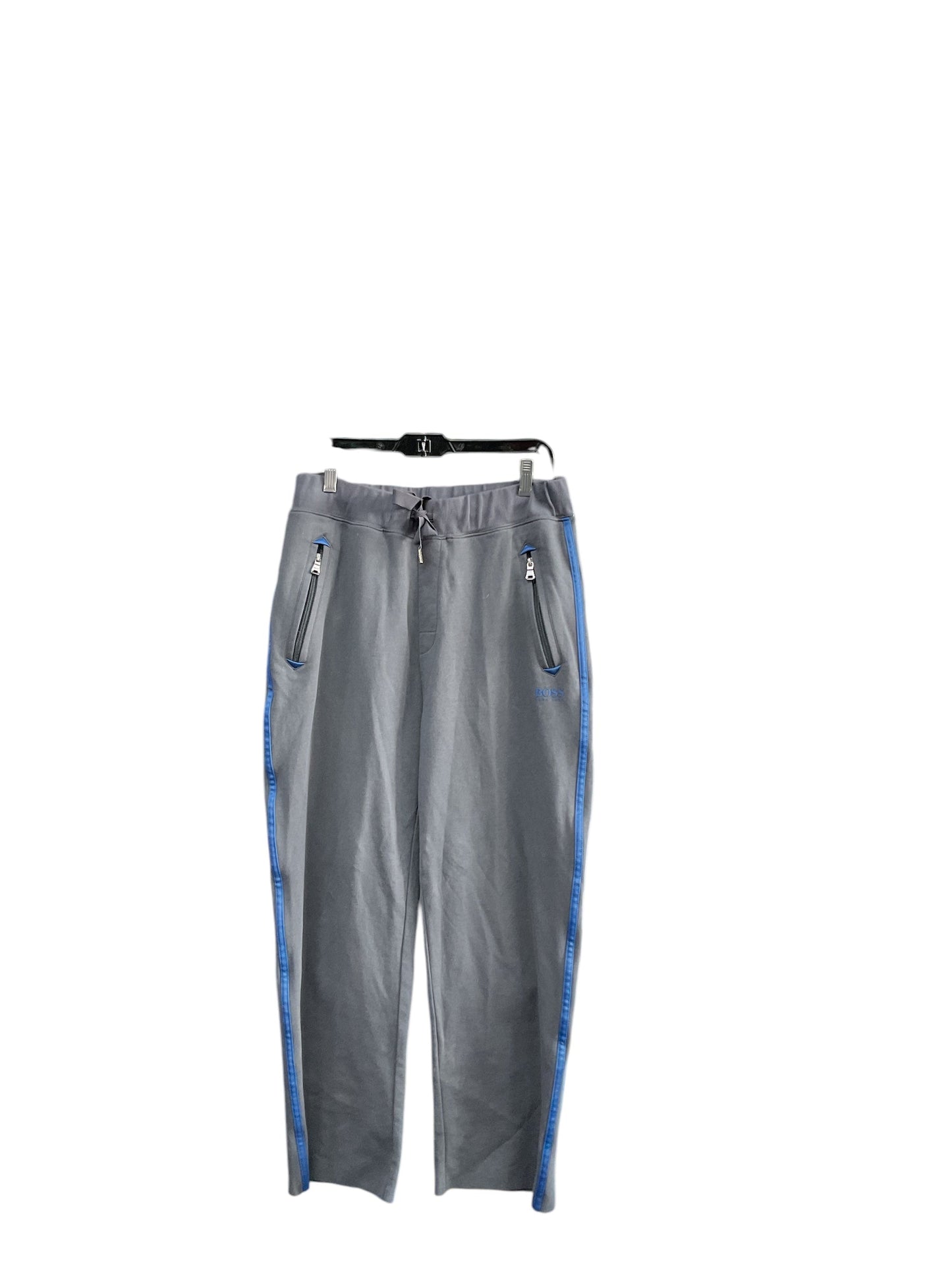 Pants Lounge By Hugo Boss In Blue & Grey, Size: M