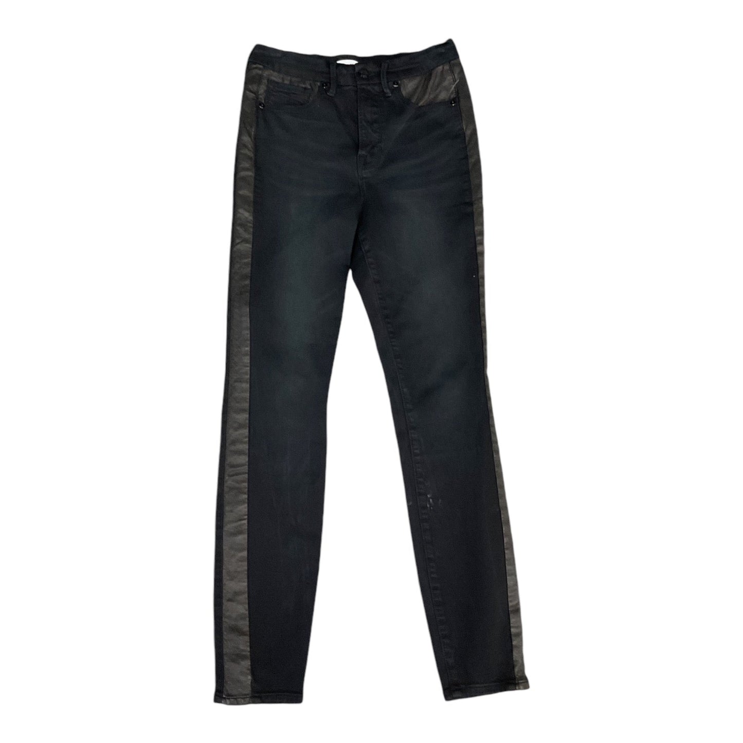 Jeans Skinny By Good American In Black, Size: 6