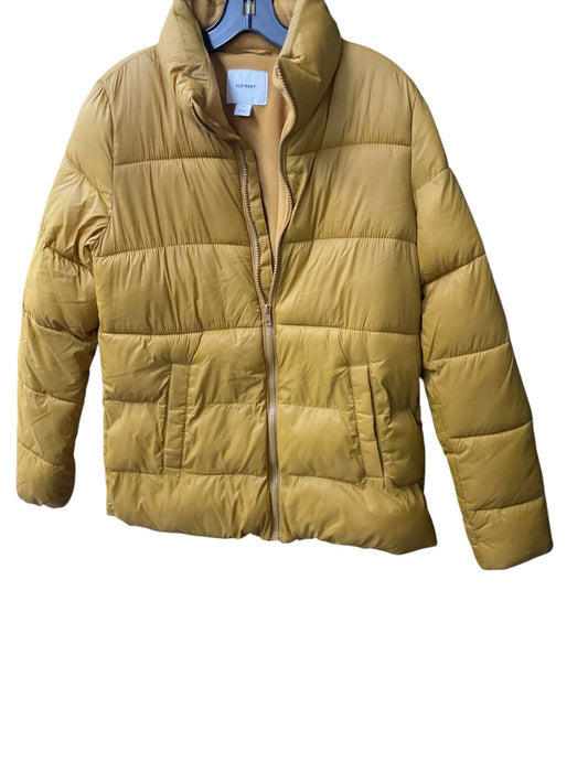 Coat Puffer & Quilted By Old Navy In Mustard, Size: M