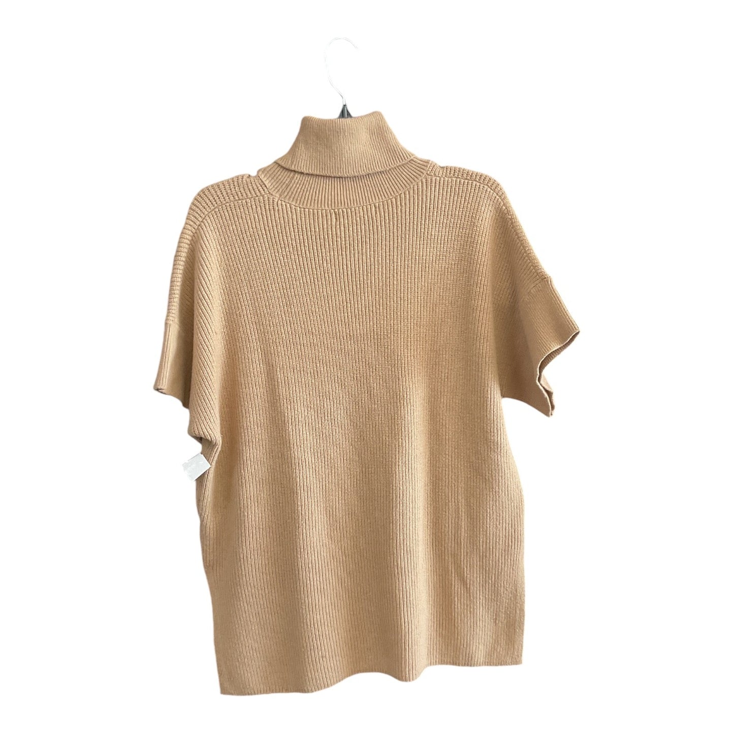 Sweater Short Sleeve By Banana Republic In Brown, Size: L