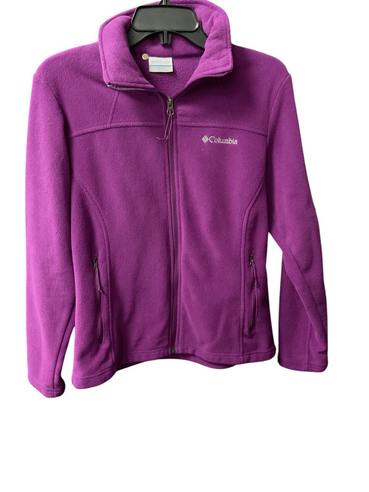 Jacket Fleece By Columbia In Purple, Size: M