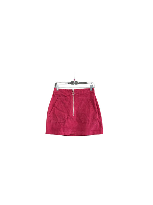 Skirt Mini & Short By Clothes Mentor In Red, Size: M