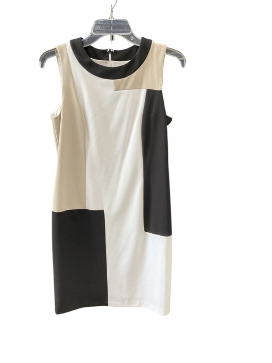 Dress Work By Calvin Klein In Black & White, Size: 4