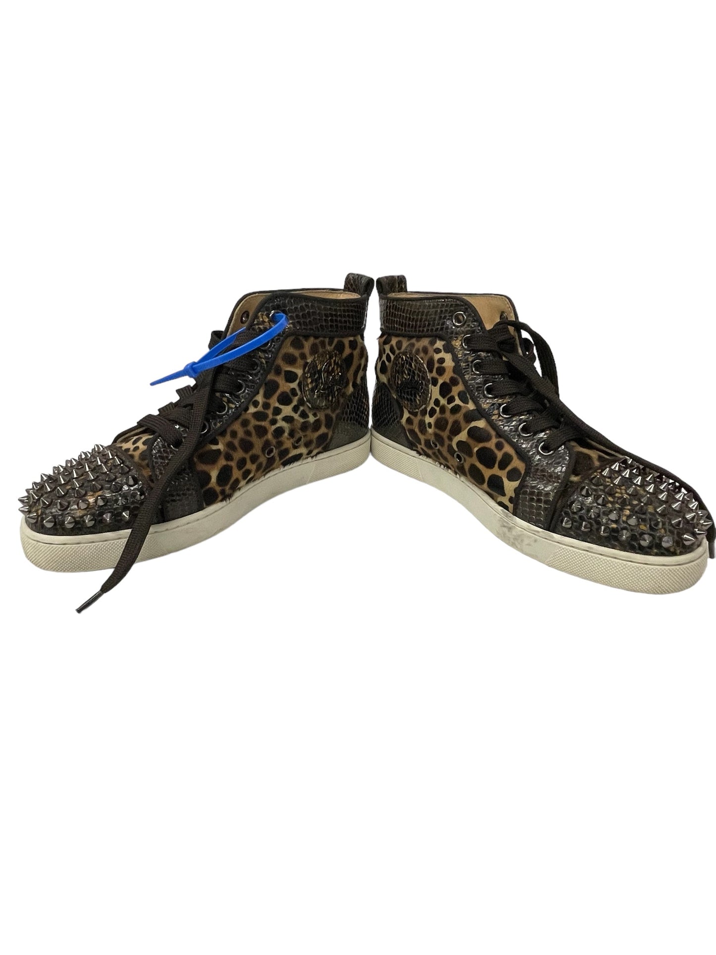 Animal Print Shoes Luxury Designer Christian Louboutin, Size 7.5