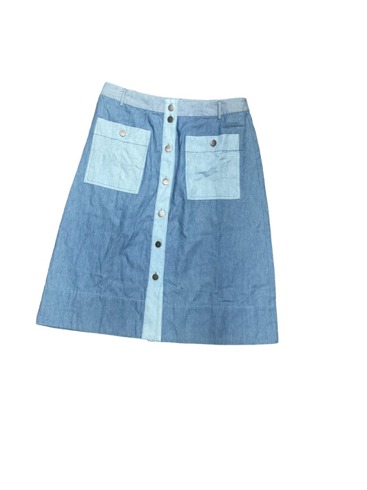 Blue Denim Skirt Designer Rachel Roy, Size 12