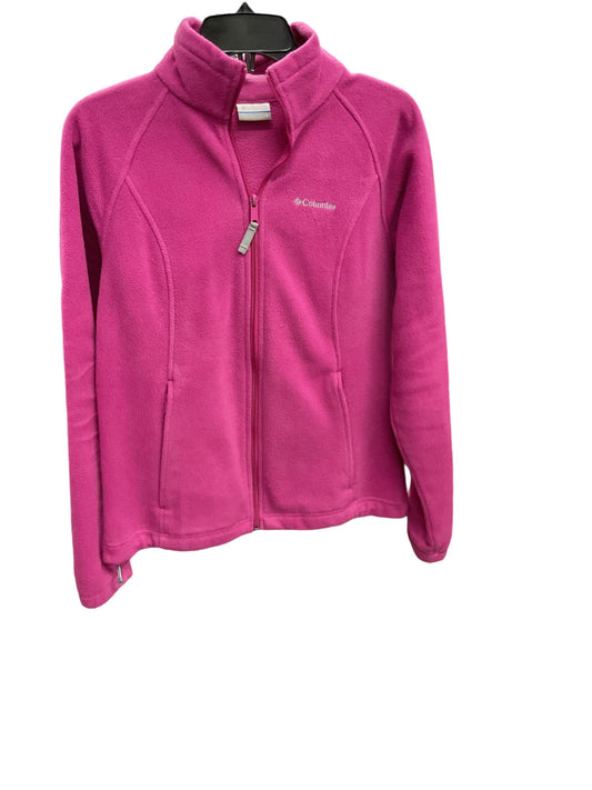 Jacket Fleece By Columbia In Pink, Size: M