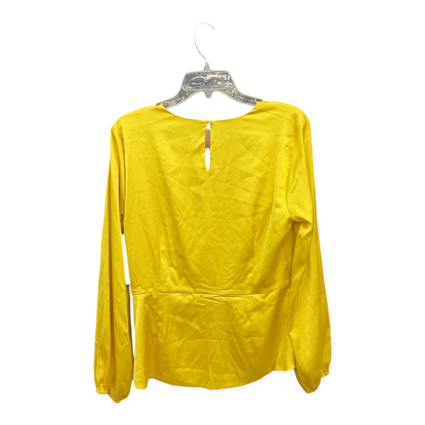 Top Long Sleeve By Inc In Yellow, Size: 12