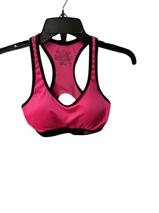 Athletic Bra By Joe Boxer In Pink, Size: M