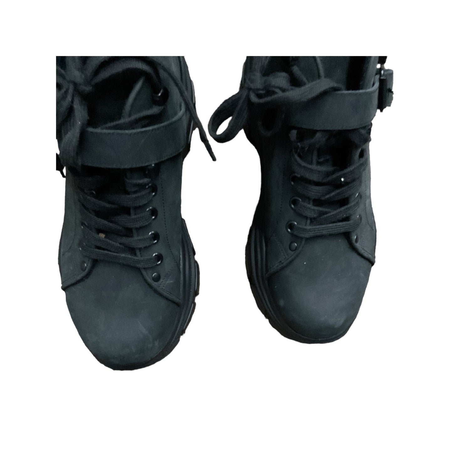 Black Shoes Sneakers Platform Jeffery Campbell, Size 8