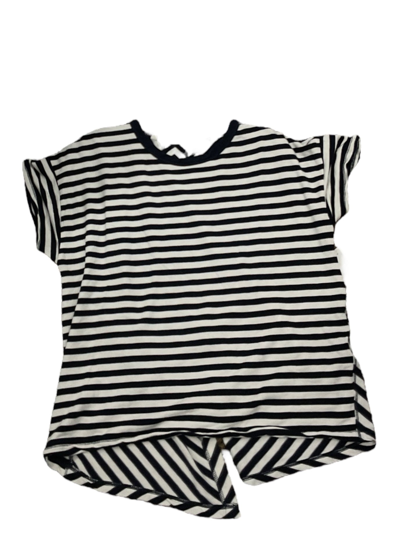 Striped Pattern Top Short Sleeve Rag And Bone, Size L