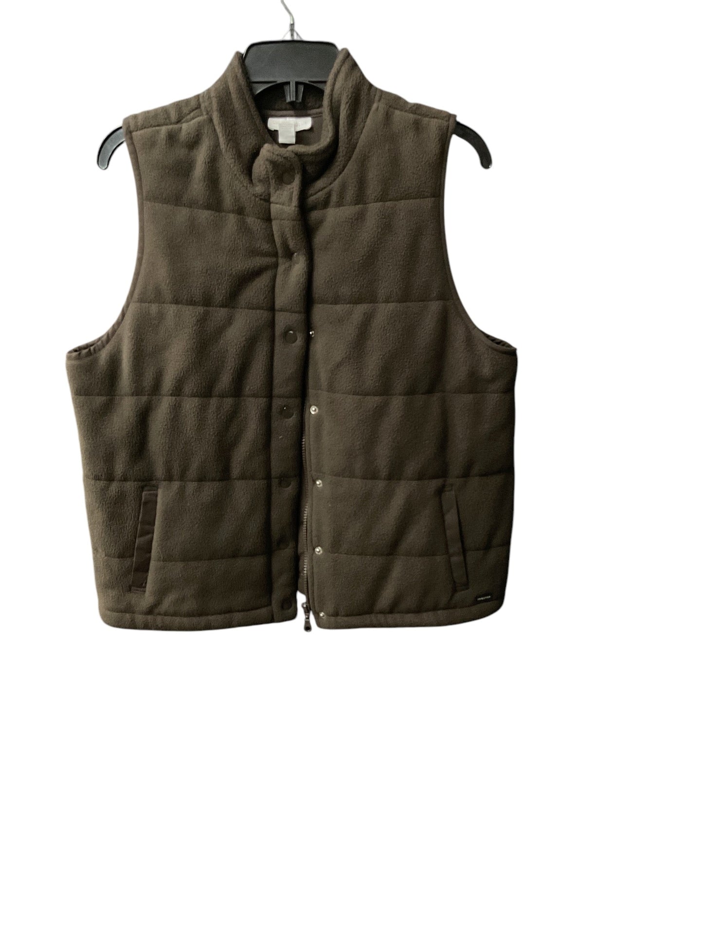 Vest Fleece By Charter Club In Green, Size: L