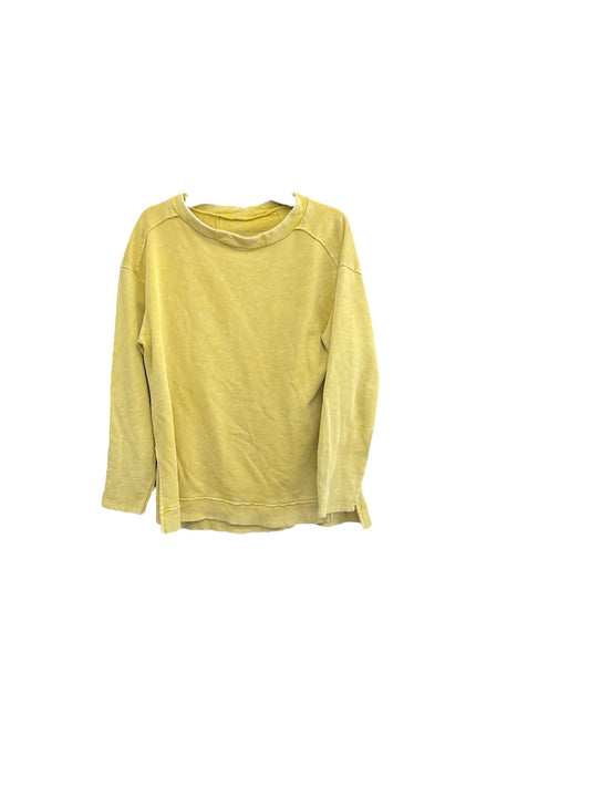 Yellow Top Long Sleeve Pilcro, Size M