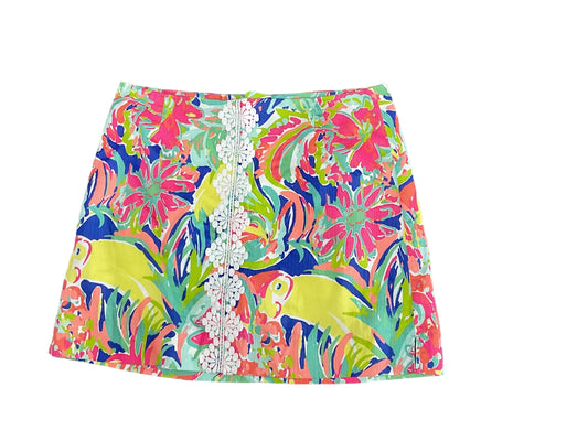 Floral Print Skirt Designer Lilly Pulitzer, Size 6