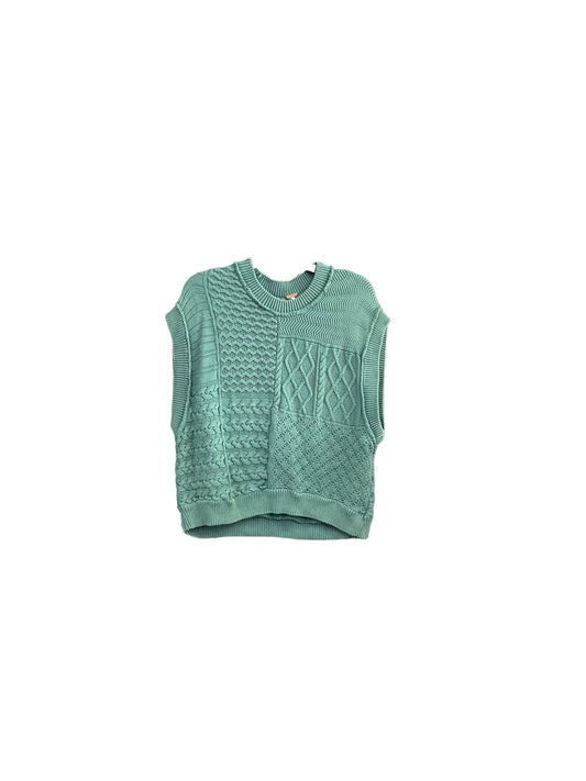 Vest Sweater By Free People In Green, Size: S